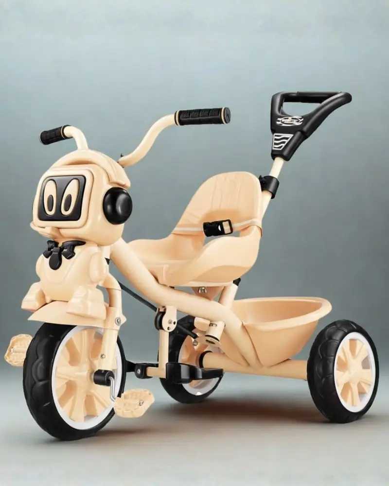 Defender Kids Tricycle with Parent Push Handle - Image 3